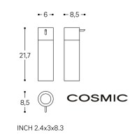 MEDIDAS DOSIFICADOR ENCIMERA MICRA COSMIC